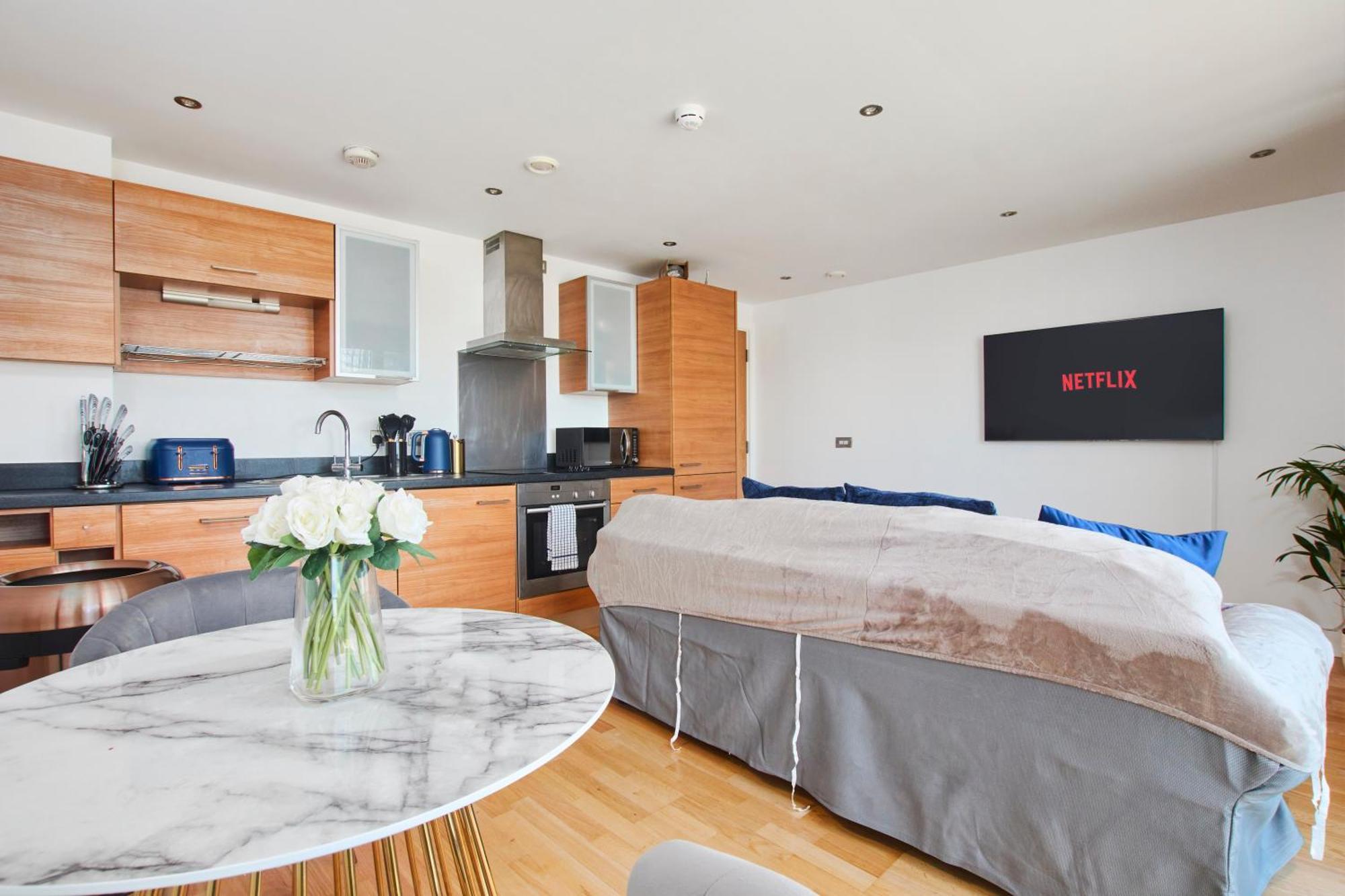 King Deluxe City Apt Large Balcony& Free Parking! Leeds  Zimmer foto