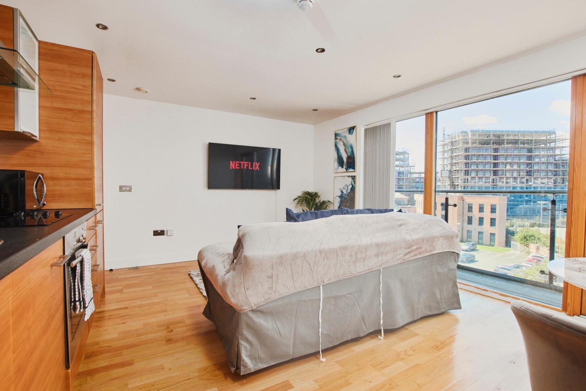 King Deluxe City Apt Large Balcony& Free Parking! Leeds  Zimmer foto