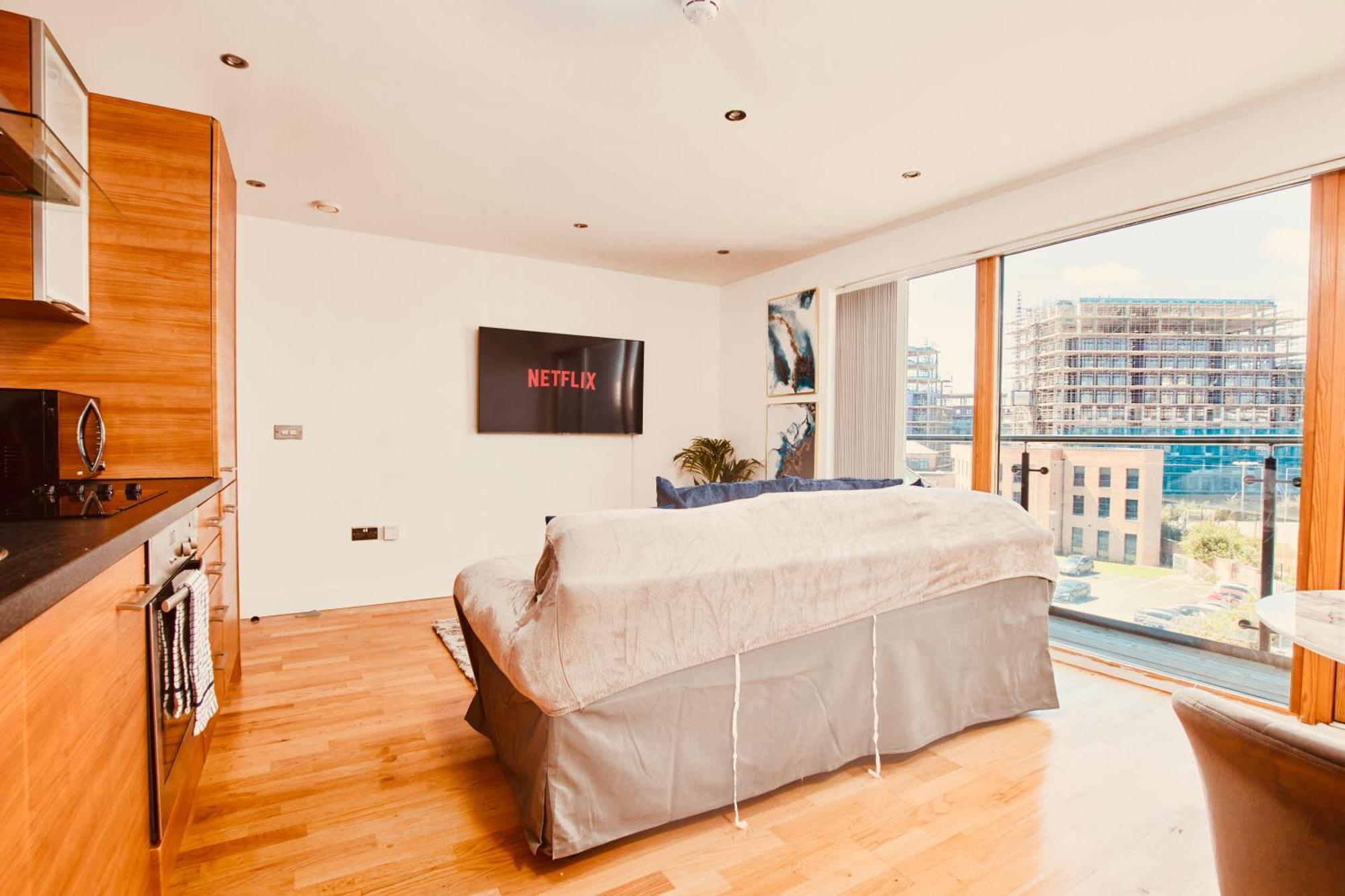 King Deluxe City Apt Large Balcony& Free Parking! Leeds  Zimmer foto